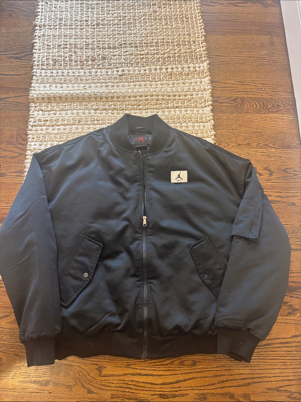 Jordan Black Womens  Bomber Jacket
